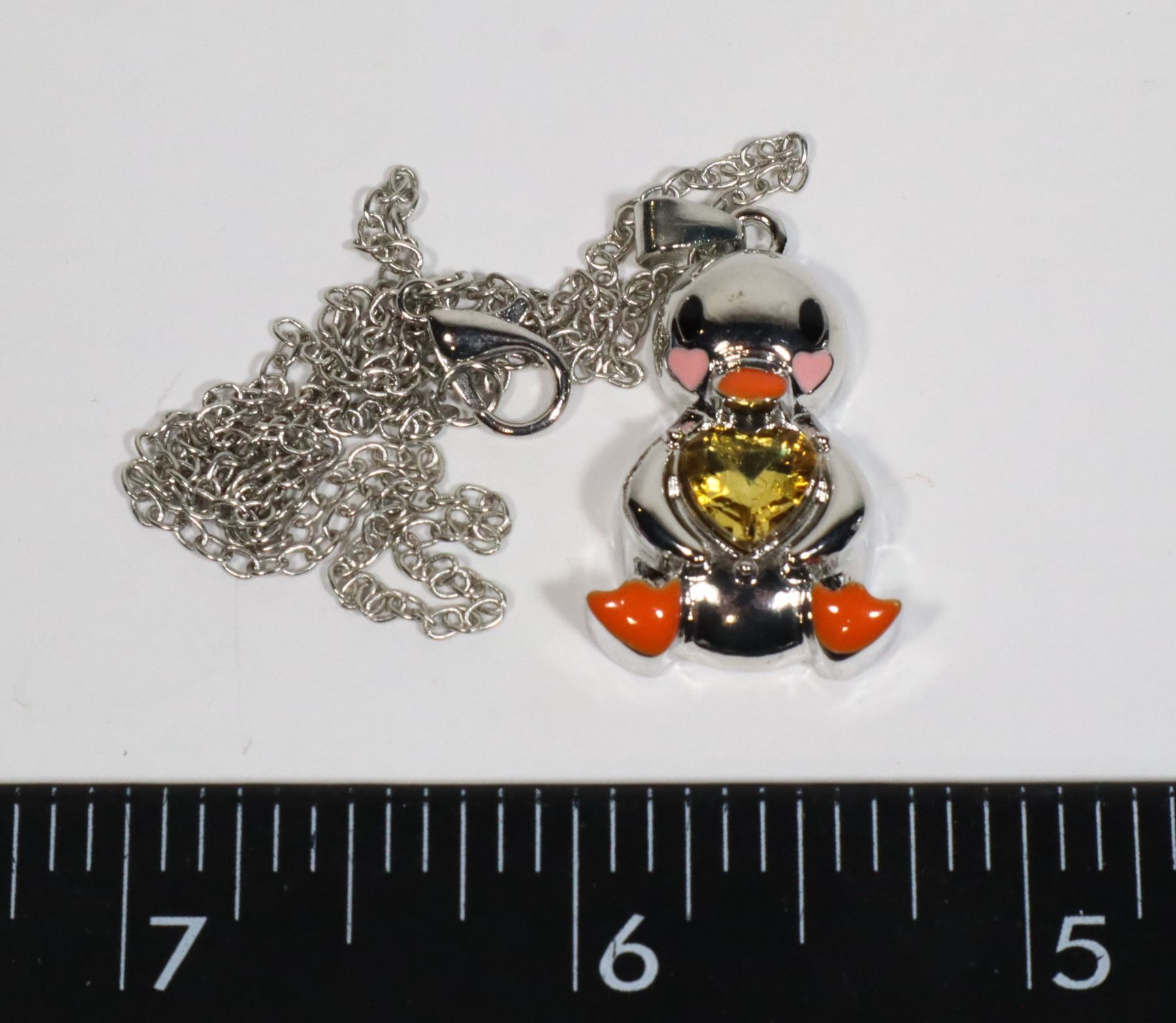 NEW DUCK PENDANT AND CHAIN