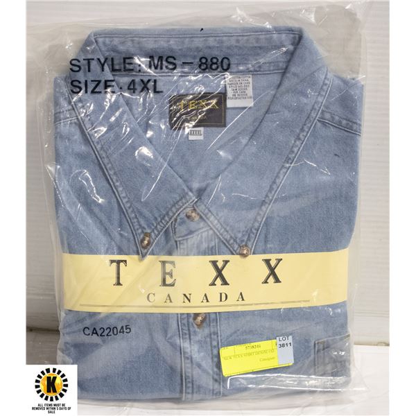 NEW TEXX SHIRT DENIM 4XL