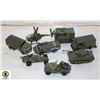 Image 1 : LOT OF 8 HOT WHEELS MILITARY VEHICLES
