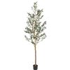 Image 1 : NEW REALEAD ARTIFICIAL OLIVE TREE - 6FT TALL