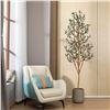 Image 2 : NEW KAZEILA ARTIFICIAL OLIVE TREE - 7 FEET TALL