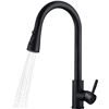 Image 1 : NEW TNOMS BLACK KITCHEN PULL DOWN FAUCET