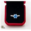 Image 1 : GRA CERTIFIED BLUE MOISSANITE 3.00 CARAT