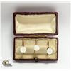 Image 1 : SET OF VINTAGE MOTHER OF PEARL CUFFLINKS