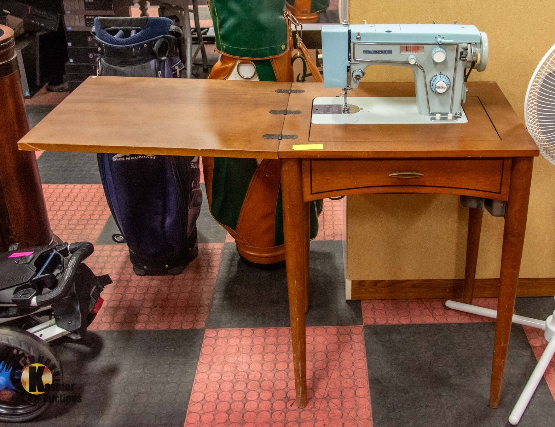 Vintage Sears Kenmore Sewing Machine in Cabinet Value Vintage Sears Kenmore Sewing Machine in Cabinet Value