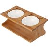 Image 1 : NEW CAT BOWL WITH STAND 15 DEGREE TILTED PLATFORM