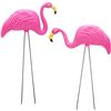 Image 1 : NEW CALASHIELD PINK FLAMINGO YARD ORNAMENTS