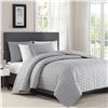 Image 1 : NEW BOURINA HOME FASHION 3PCS QUILT SET IN GRAY