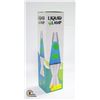 Image 1 : NEW 14.5" LIQUID LAMP - BLUE LIQUID WITH GREEN