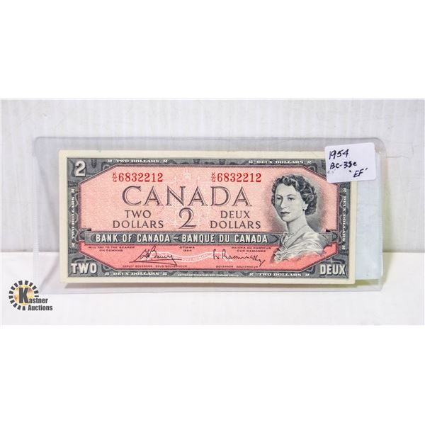 1954 TWO DOLLAR BILL
