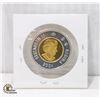 Image 2 : 2004 .925 SILVER 2 DOLLARS WITH GOLD PLATED INNER