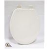 Image 1 : NEW STANDARD WHITE REPLACEMENT TOILET SEAT W/  LID