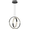 Image 1 : NEW TELANCY MODERN LED CHANDELIER 2 RING LED