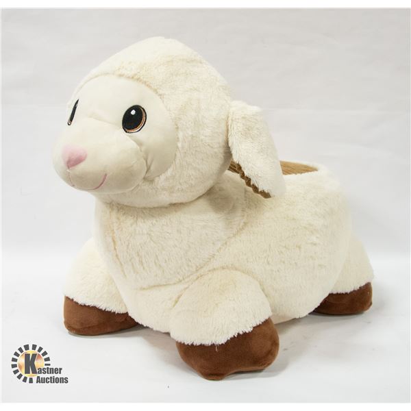 LAMB PLUSH ANIMAL INFANT CHAIR