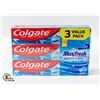 Image 1 : 3 X 150ML COLGATE MAX FRESH FLUORIDE TOOTHPASTE