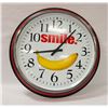 Image 1 : VINTAGE IKEA SMILE CLOCK (LARGE) APPROX D-20"