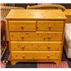 Image 1 : VINTAGE IKEA 5 DRAWER PINE DRESSER H-31.25" W-16"