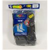 Image 1 : BLACK CREW SOCKS 12-16 SIZE 6PK FRUIT OF THE LOOM