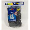 Image 1 : BLACK CREW SOCKS 12-16 SIZE 6PK FRUIT OF THE LOOM