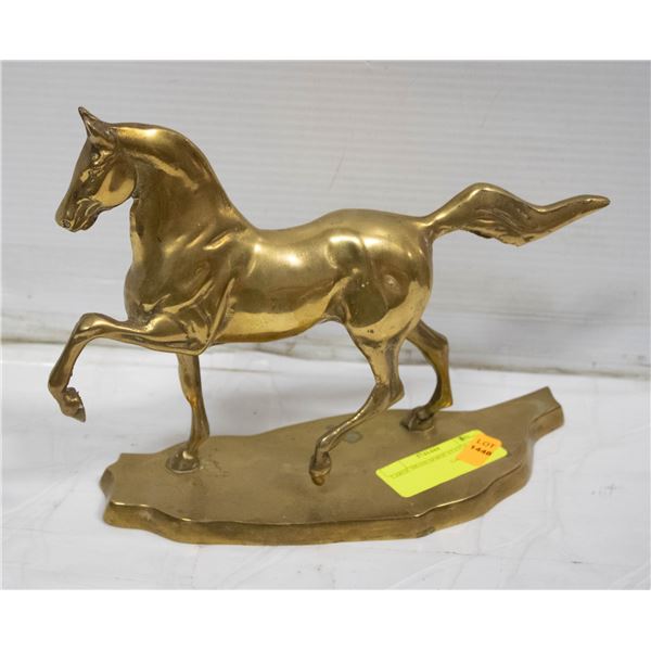 BRASS HORSE STATUE