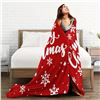 Image 4 : SUPER KING SIZE 180CMX200CM X'MAS THEMED BLANKET