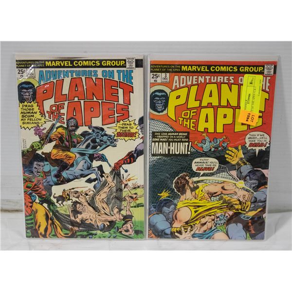 PLANET OF THE APES #2 & 3