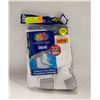 Image 1 : WHITE CREW SOCKS 12-16 SIZE 6-PACK FRUIT OF LOOM