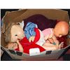 Image 1 : LARGE BOX FULL OF VINTAGE DOLLS AND OTHER DOLLS