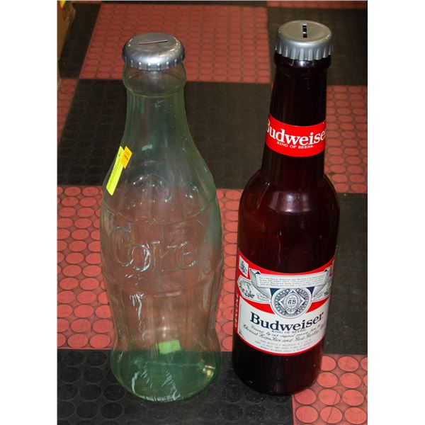PAIR OF 2FT PLASTIC BANKS