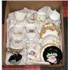 Image 1 : TEA CUPS & SAUCERS ASSORTED PARAGON/ROYAL