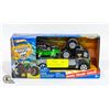 Image 1 : HOT WHEELS "MONSTER JAM TRAVEL TREADS HAULER"