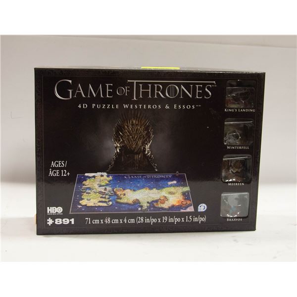 NEW HBO GAME OF THRONES 4D