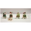 Image 1 : HALLMARK "CAROLING COTTAGES" LOT OF 4