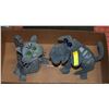 Image 1 : DECORATIVE SOLAR METAL CAT/DOG STATUARY