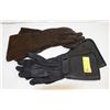 Image 1 : 100% LEATHER WESTERN GAUNTLET GLOVES & LEATHER