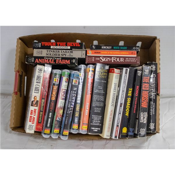 20 AUDIO BOOKS ON TAPE
