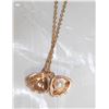 Image 1 : PAIR OF NEW ROSE GOLD PLATED PENDANT