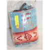Image 1 : BLUE DESIGN THIN PLUSH BLANKET (60X80)