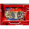 Image 2 : RED ROLLING TOOL CHEST 12 DRAWER WITH TOOLS