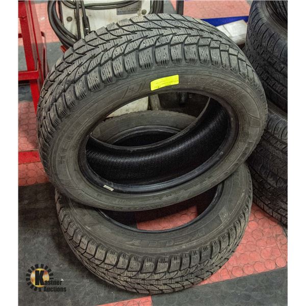 PAIR OF TIRES 215/55R16