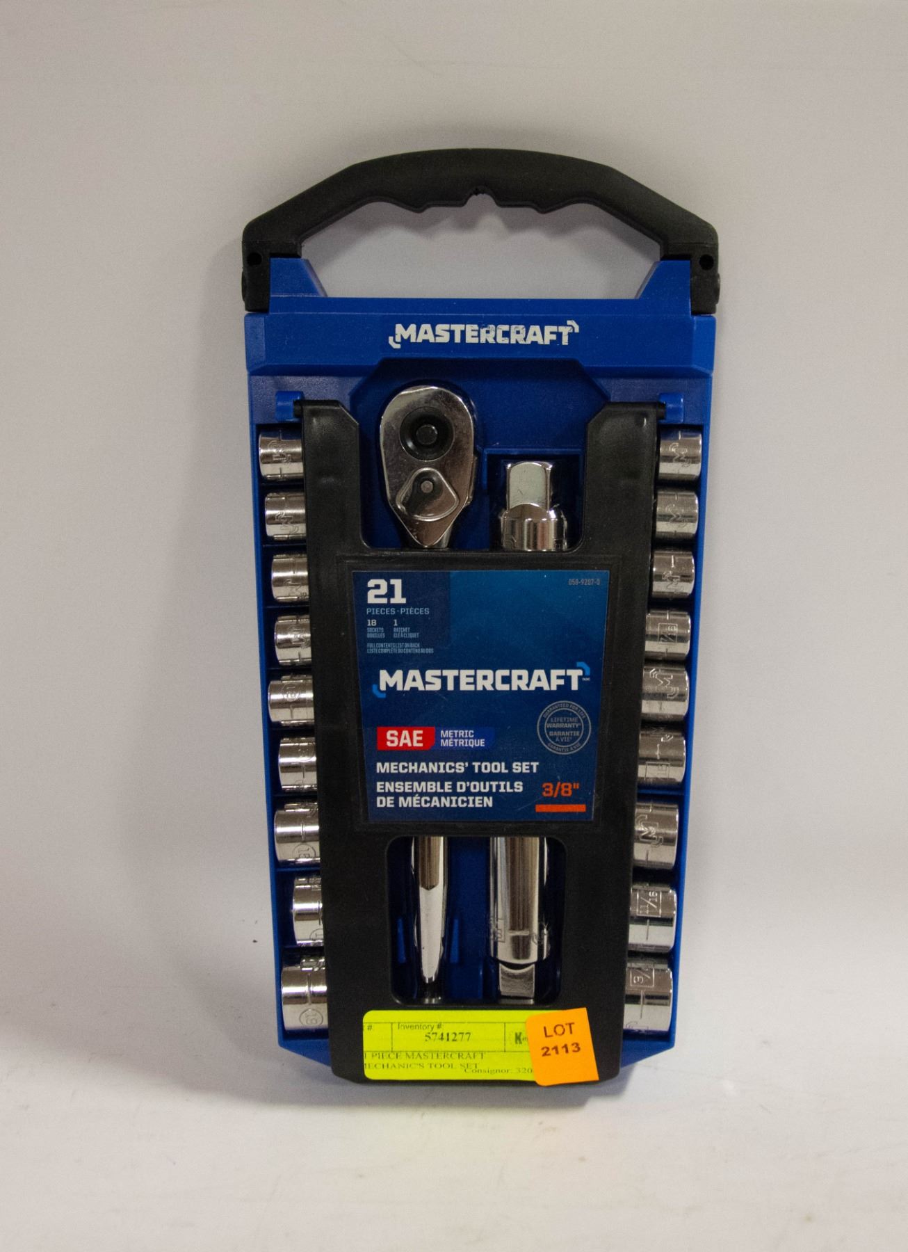 21 PIECE MASTERCRAFT MECHANIC'S TOOL SET