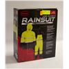 Image 1 : NEW BOSS HI-VIS ANSI CLASS 3 RAIN SUIT LARGE