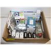 Image 1 : BOX OF ELECTRICAL SUPPLIES