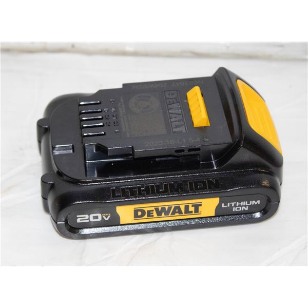 NEW 20V DEWALT BATTERY LITHIUM ION