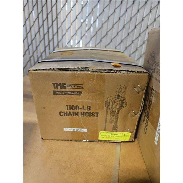 NEW INDUSTRIAL 0.5 TON 10' LIFT CHAIN HOIST