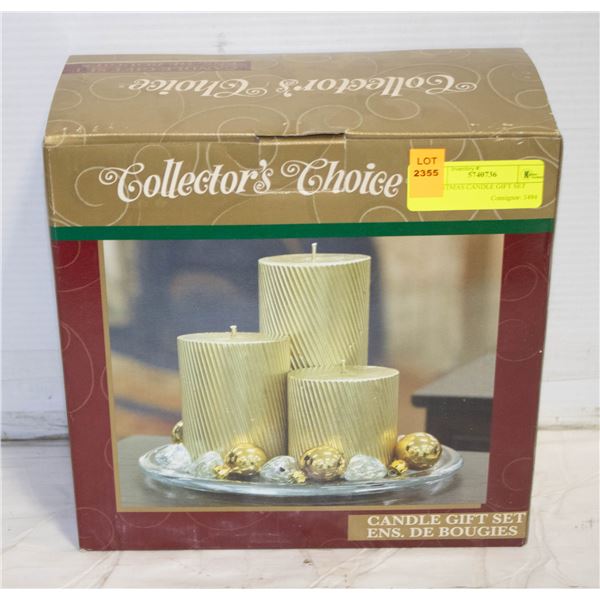 CHRISTMAS CANDLE GIFT SET