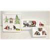 Image 1 : XMAS HANDPAINTED PORCELAIN FOUR