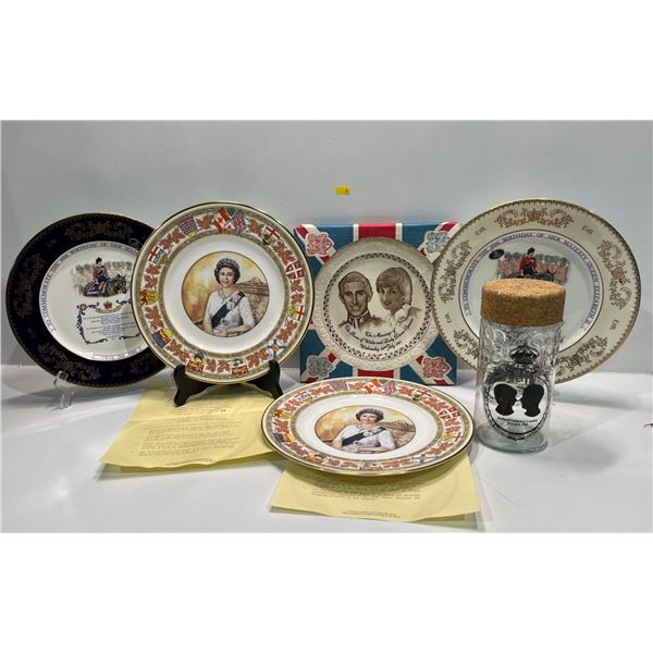Assorted Collection of Royal Family Commemorative Limited Edition Plates w/Cert of Auth & More