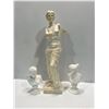Image 1 : Made In Italy Venus de Milo Statue 19H comes with Matching Male and Female Busts