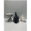 Image 2 : Assorted Home Decor, Light up Stained Glass Church, Asian Buddha and Hand Painted 1817 Chalice